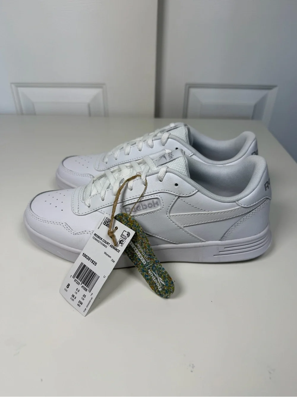 NWT Reebok‎ Classic Court Advance | White Sneakers Women’s Size 8
